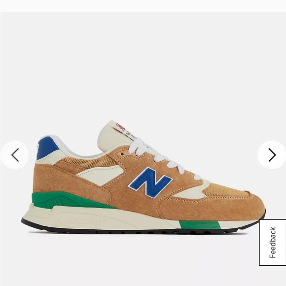 New Balance 998 Teddy Santis Orange/Royal rare great condition 8.5 men 10 women - Picture 2 of 10